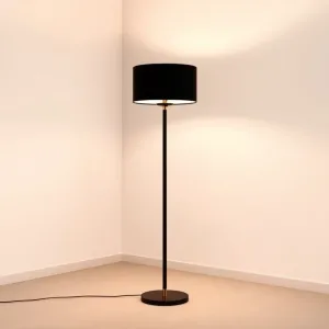 Lampa podłogowa czarna Nowoczesna