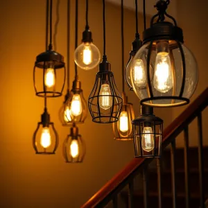 Lampy na klatkę schodową wiszące