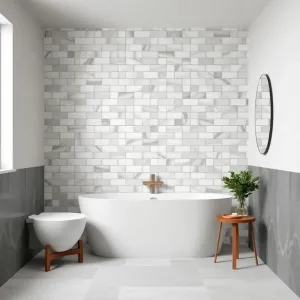 Łazienka całą w płytkach czy nie