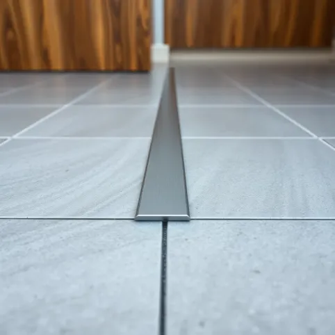 Listwa łącząca płytki z panelami