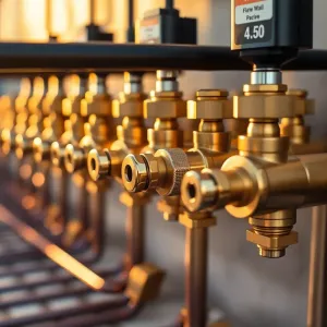 Listwa ogrzewania podłogowego regulacja