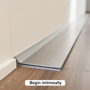 Listwa podłogowa aluminiowa