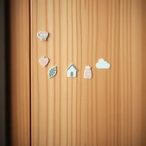 Małe naklejki na drzwi