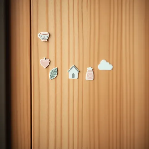 Małe naklejki na drzwi