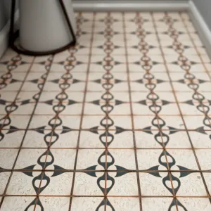 Małe płytki podłogowe do łazienki