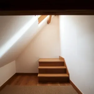 Małe schody na poddasze