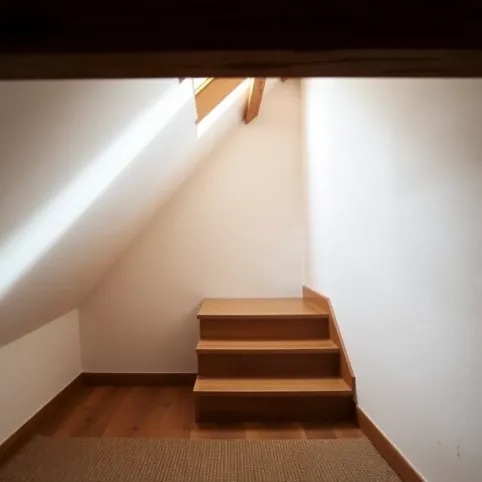 Małe schody na poddasze