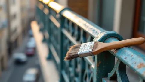 malowanie balustrady balkonowej