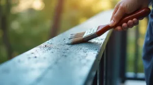 Malowanie balustrady pędzlem cena