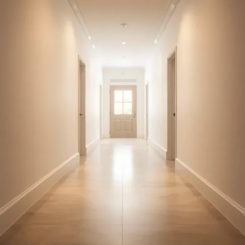 Mały przedpokój podłoga