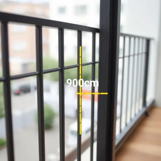 Minimalna wysokość balustrady balkonowej