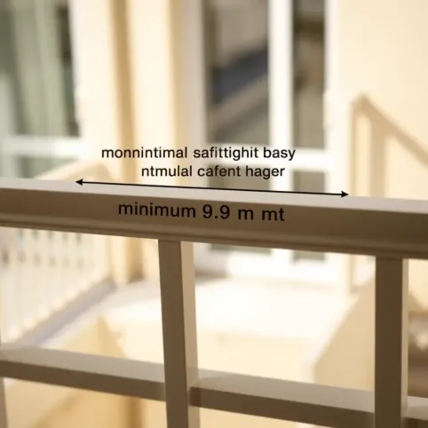Minimalna wysokość balustrady ochronnej