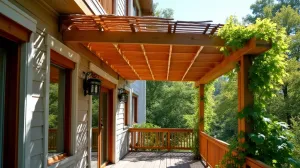 mocowanie pergoli do balustrady