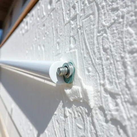 Mocowanie poręczy do styropianu