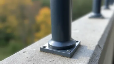 Mocowanie słupka balustrady 40x40