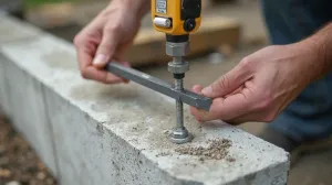 Mocowanie słupka balustrady 60x60