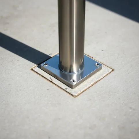 Mocowanie słupka balustrady do betonu