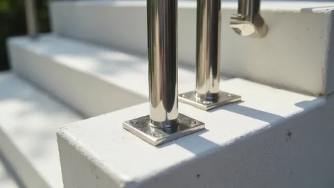 Mocowanie słupka balustrady pionowe