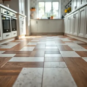 Modne płytki do kuchni na podłogę