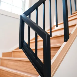 Montaż balustrady na schodach wewnętrznych