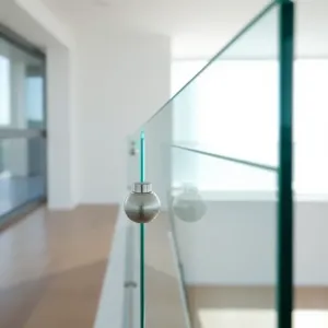 Montaż balustrady szklanej na rotulach