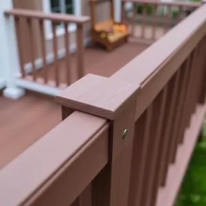 Montaż balustrady z deski kompozytowej