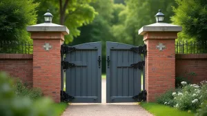 Montaż bramy do słupków murowanych