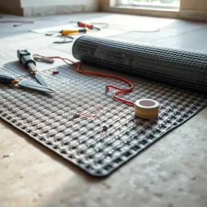 Montaż elektrycznego ogrzewania podłogowego