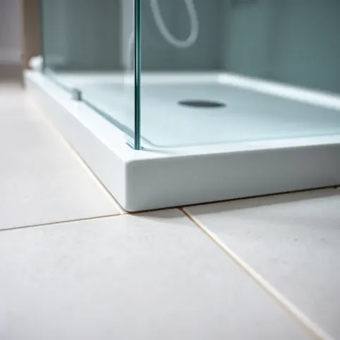 Montaż niskiego brodzika na płytkach