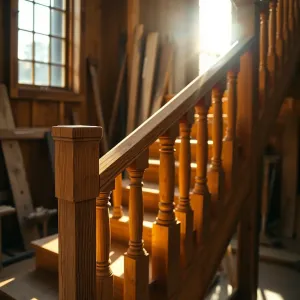 Montaż schodów drewnianych