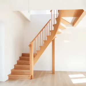 Montaż schodów drewnianych samonośnych