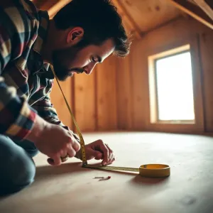 Montaż schodów strychowych