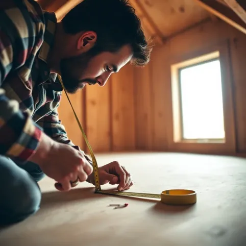 Montaż schodów strychowych