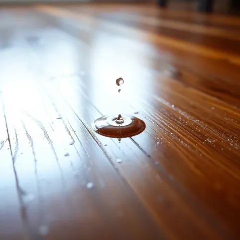 Mycie drewnianej podłogi