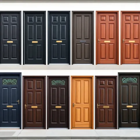 Najmodniejsze kolory drzwi zewnętrznych