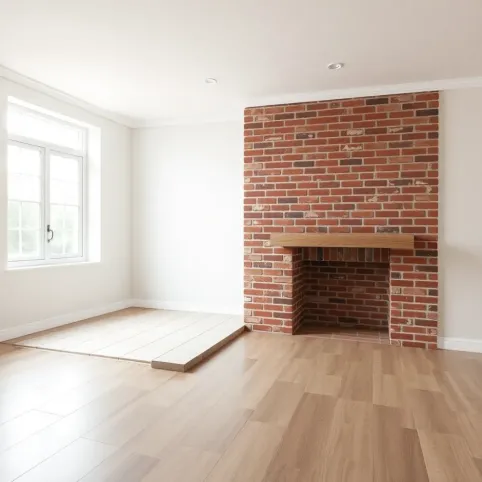 Najpierw kominek czy podłoga