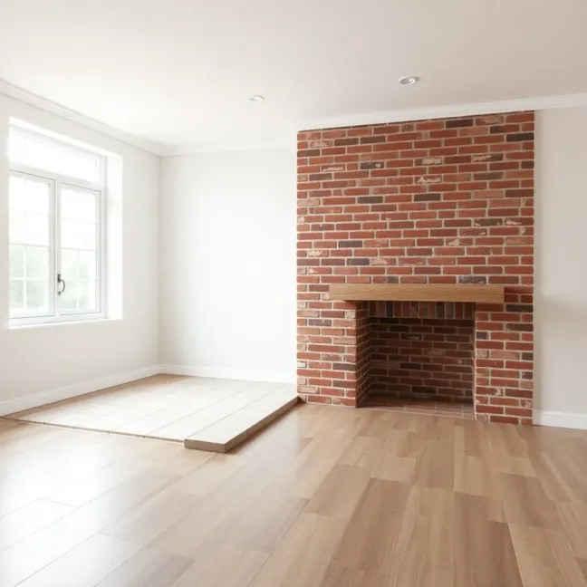 Najpierw kominek czy podłoga