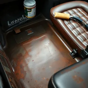 Naprawa podłogi w samochodzie żywicą