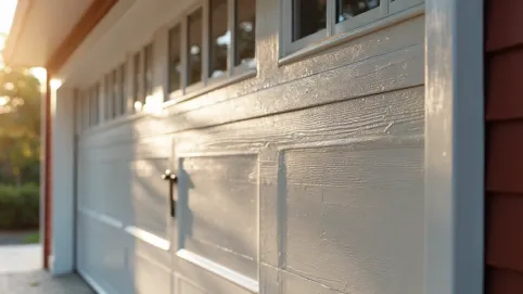 Nowa okleina na bramę garażową