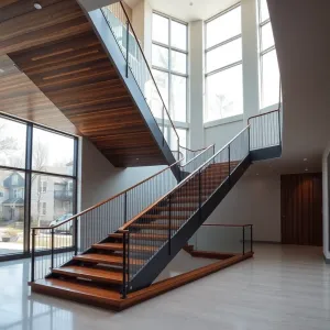 Nowoczesna Klatka Schodowa W Bloku