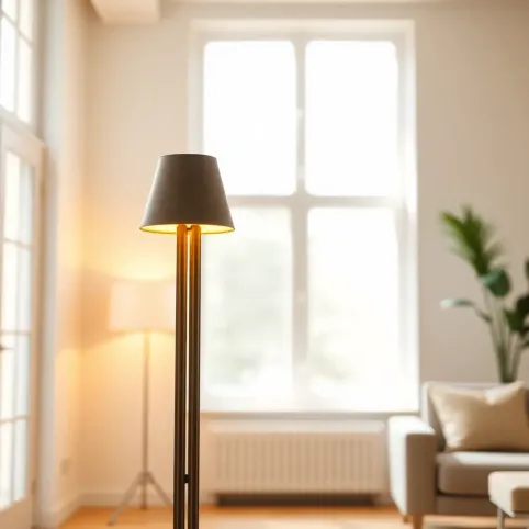 Nowoczesna lampa podłogowa