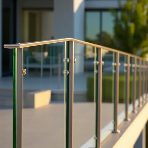 Nowoczesne balustrady szklane
