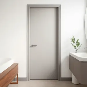 Nowoczesne drzwi do łazienki