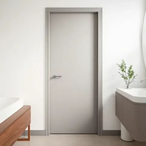 Nowoczesne drzwi do łazienki