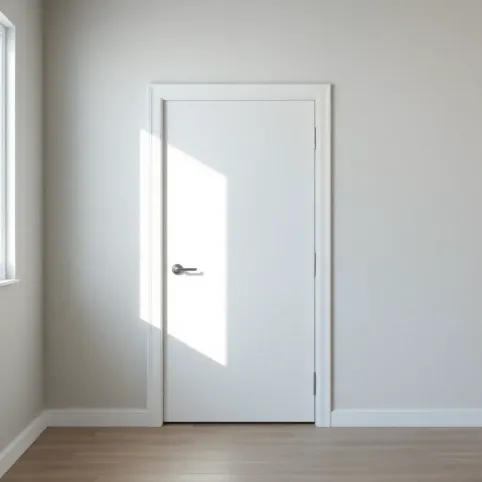 Nowoczesne drzwi wewnętrzne białe