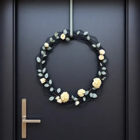 Nowoczesne wianki na drzwi