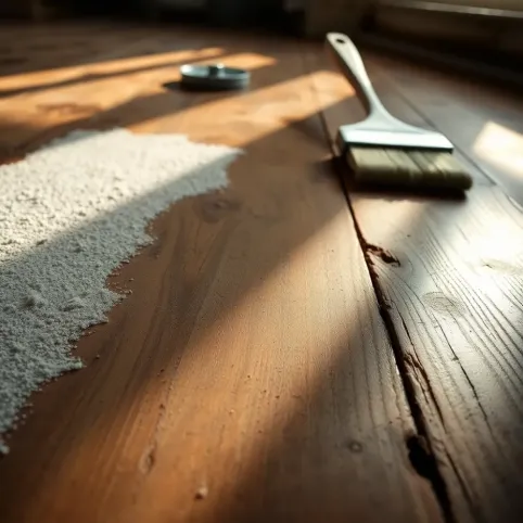 Odnawianie drewnianej podłogi