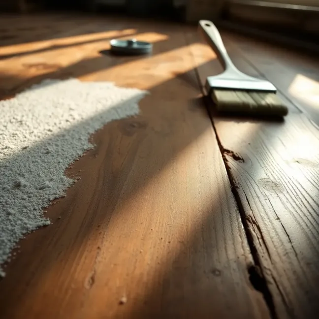 Odnawianie drewnianej podłogi