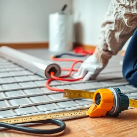 Ogrzewanie podłogowe na podczerwień montaż