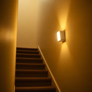 Oświetlenie Klatki Schodowej Z Czujnikiem Ruchu Na Baterie